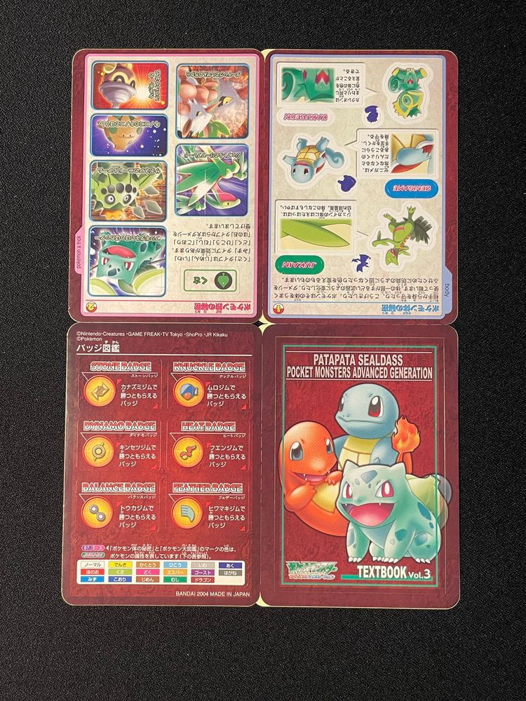 Patapata Sealdass Pocket Monsters Advanced Generation Textbook Vol. 3