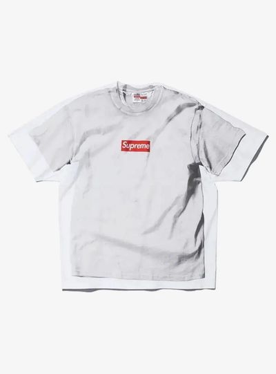 Supreme White T-Shirt With Red Box Logo