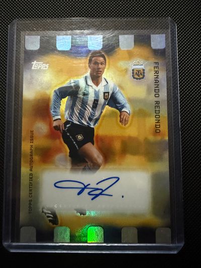 Fernando Redondo Auto Topps Focus Argentina 2025 Golden Hour GH-FR