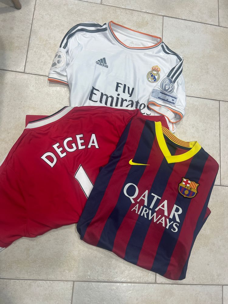 3 maglie da calcio