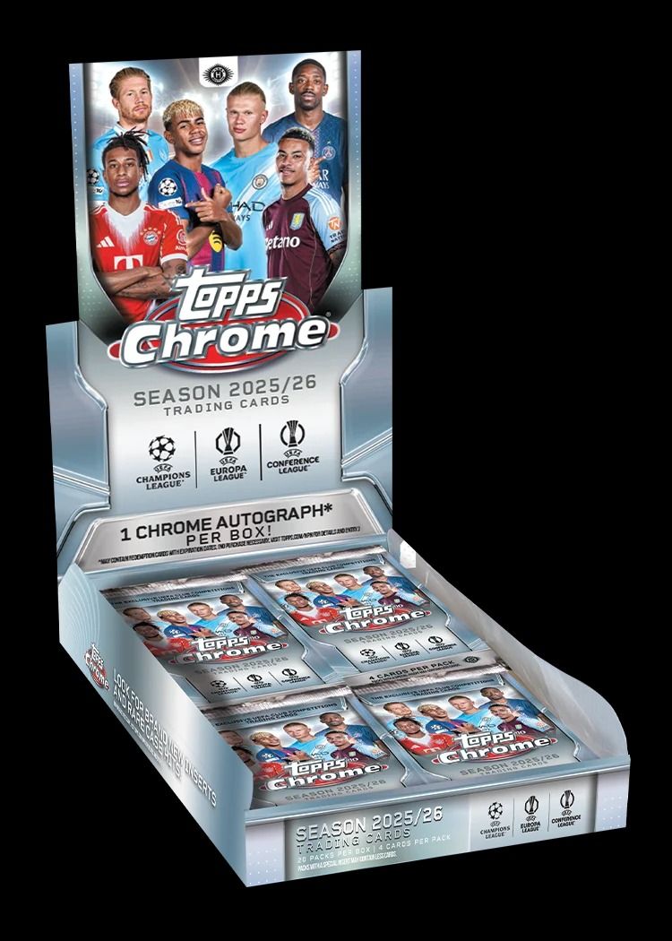 SPOT DOBLE TOPPS CHROME UCC HOBBY BOX CAJA 2 image 1
