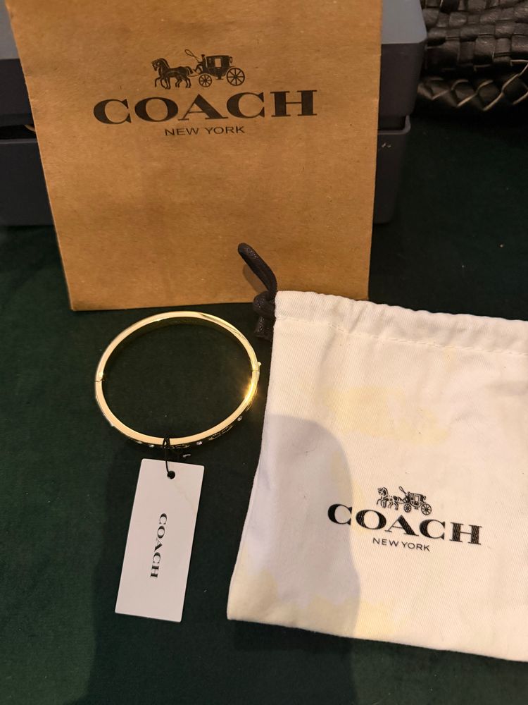 Coach Gold-Tone Bangle Bracelet image 1