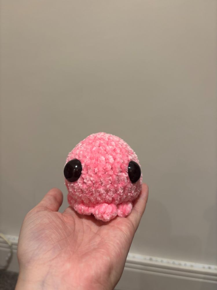 Pink Plush Octopus Toy image 1