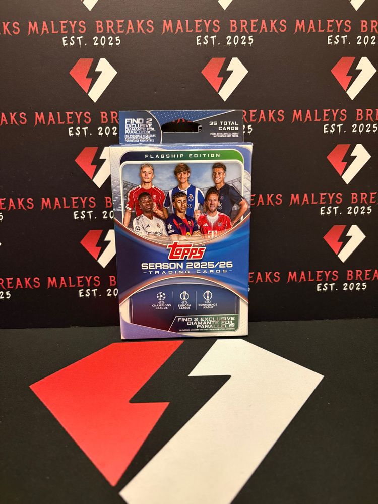 Topps UEFA Club Competitions Flagship 2025/26 Hanger Box *RIPPED ON LIVE*