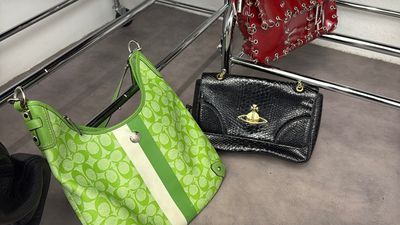 Coach Green Shoulder Bag