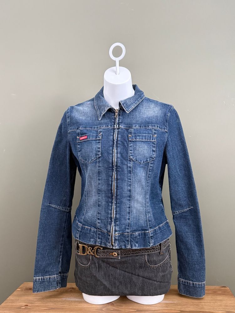 Guess Denim Jacket (L) 10
