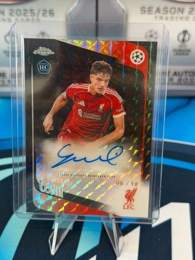 Geovanni Leoni Auto /10 Topps Chrome 25/26