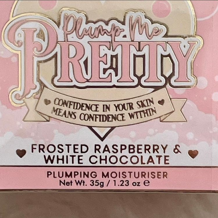 P Louise Plump Me Pretty Plumping Moisturiser Frosted Raspberry & White Chocolate New & Sealed  image 7