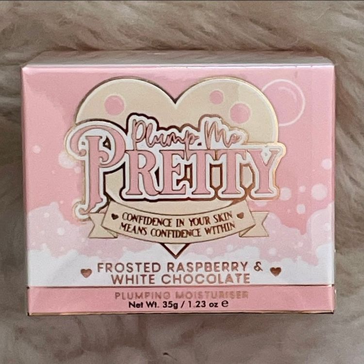 P Louise Plump Me Pretty Plumping Moisturiser Frosted Raspberry & White Chocolate New & Sealed  image 3