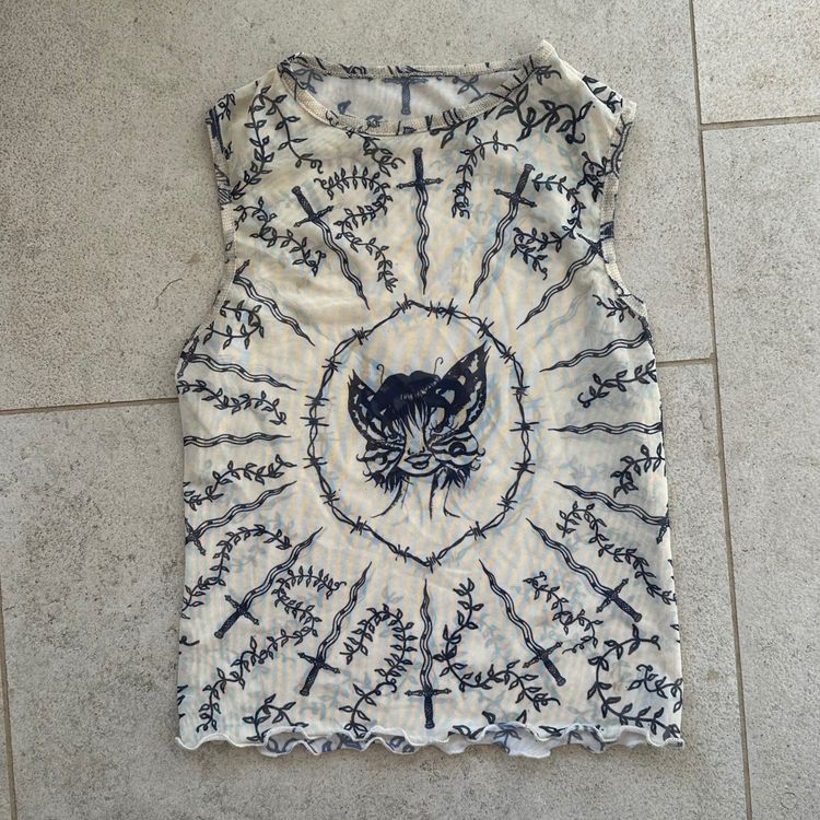 Alice fletcher London sleeveless mesh top 