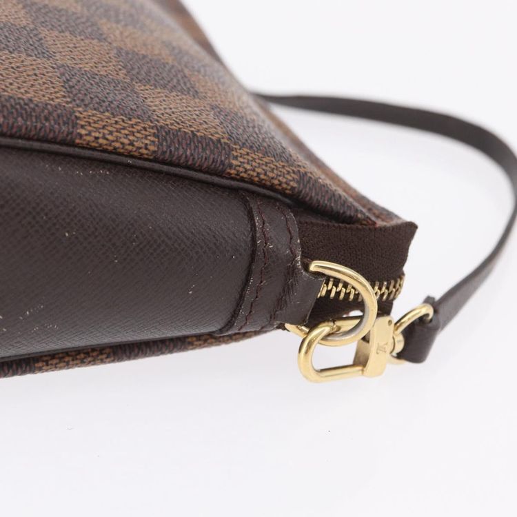LOUIS VUITTON Damier Ebene Trousse Makeup Pouch N51982 LV Auth ka6856 - Jerrillo image 5