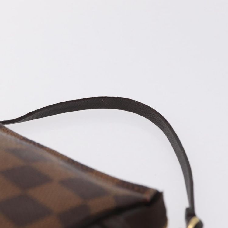 LOUIS VUITTON Damier Ebene Trousse Makeup Pouch N51982 LV Auth ka6856 - Jerrillo image 9