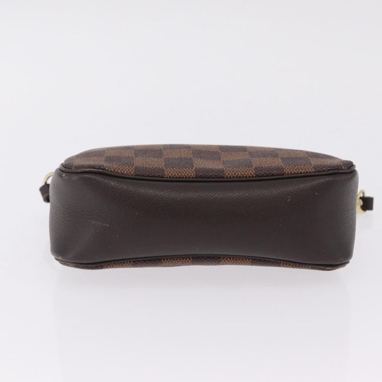 LOUIS VUITTON Damier Ebene Trousse Makeup Pouch N51982 LV Auth ka6856 - Jerrillo image 10
