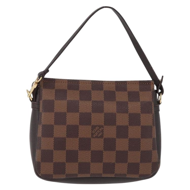 LOUIS VUITTON Damier Ebene Trousse Makeup Pouch N51982 LV Auth ka6856 - Jerrillo image 3
