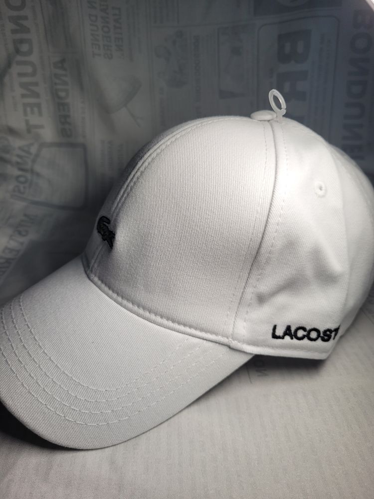 Immagine di Lacoste White Baseball Cap 2
