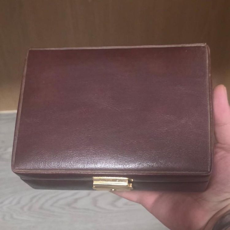 Brown Leather Jewelry Box imagen 6