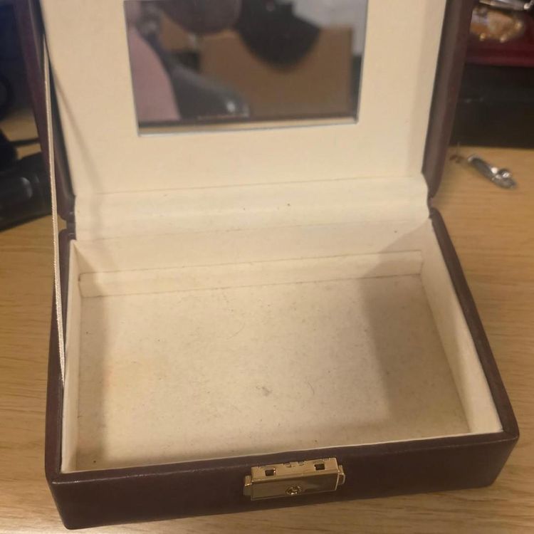 Brown Leather Jewelry Box imagen 5