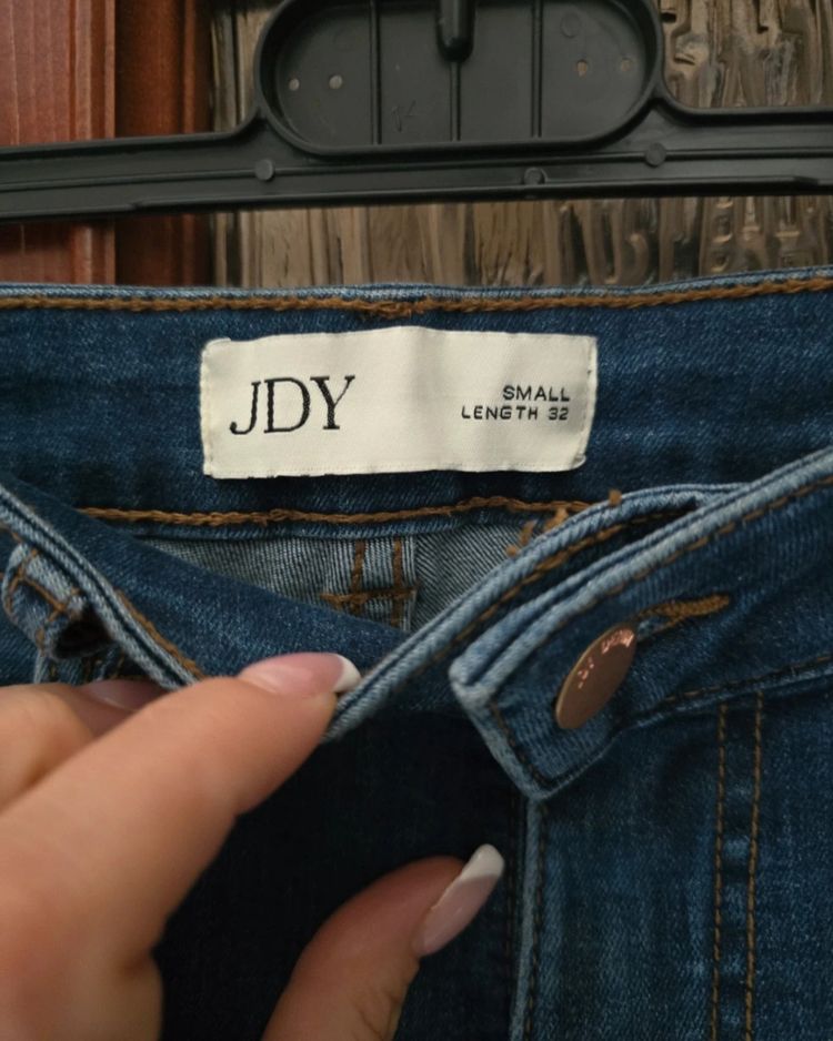 Jdy Medium Blue Denim Skinny Fit High Waist Jeans image 3