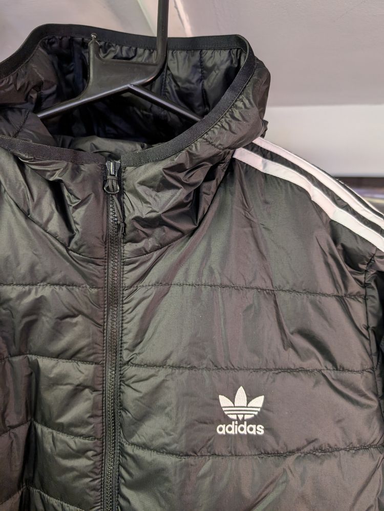 Adidas padded Jacket, striped arms, brand new all sizes  image 4