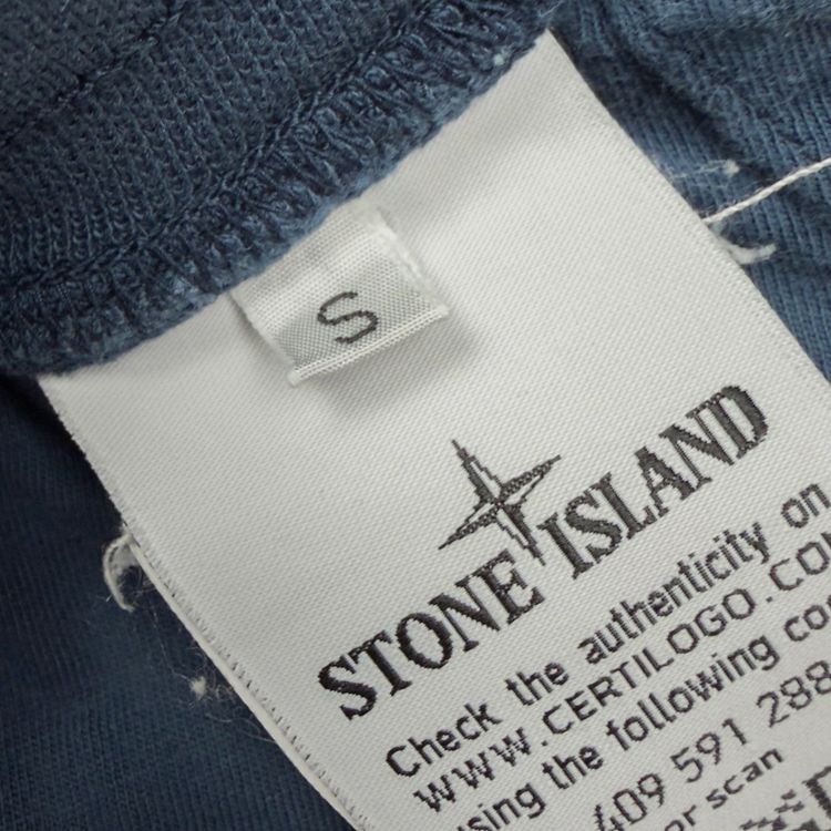 S/S 20 Stone Island Cotton Jersey Cargo Shorts - Blue 6
