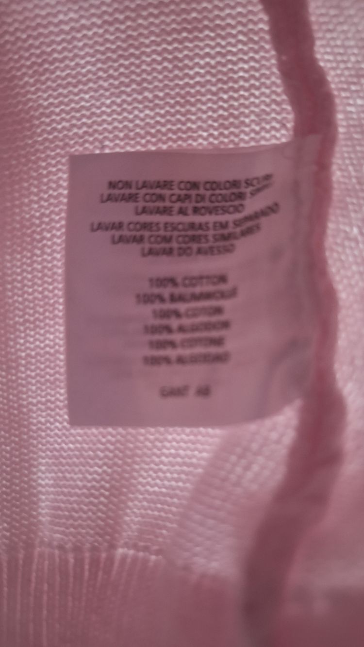 Gant Pink V-Neck Sweater 8