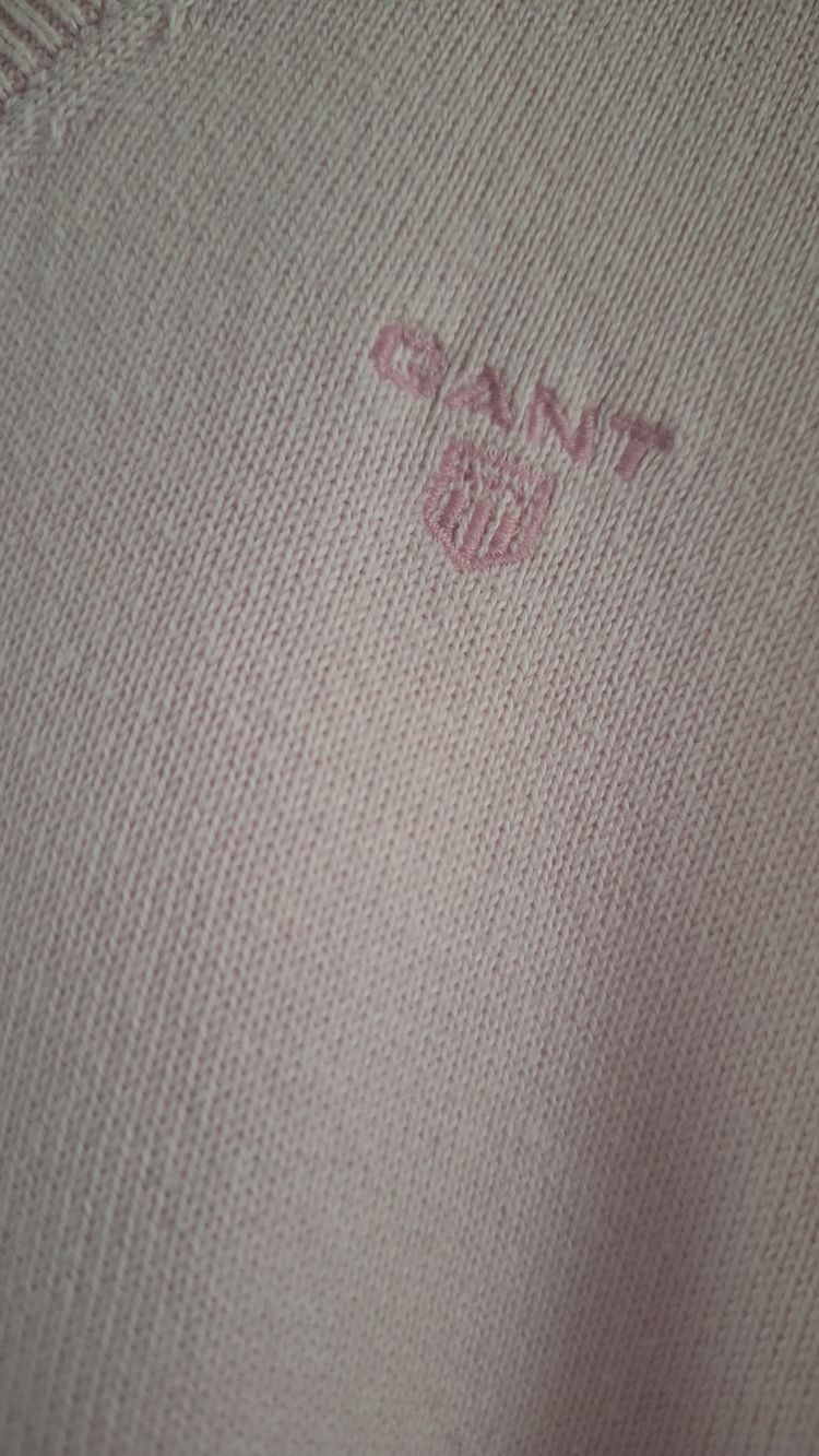 Gant Pink V-Neck Sweater 3