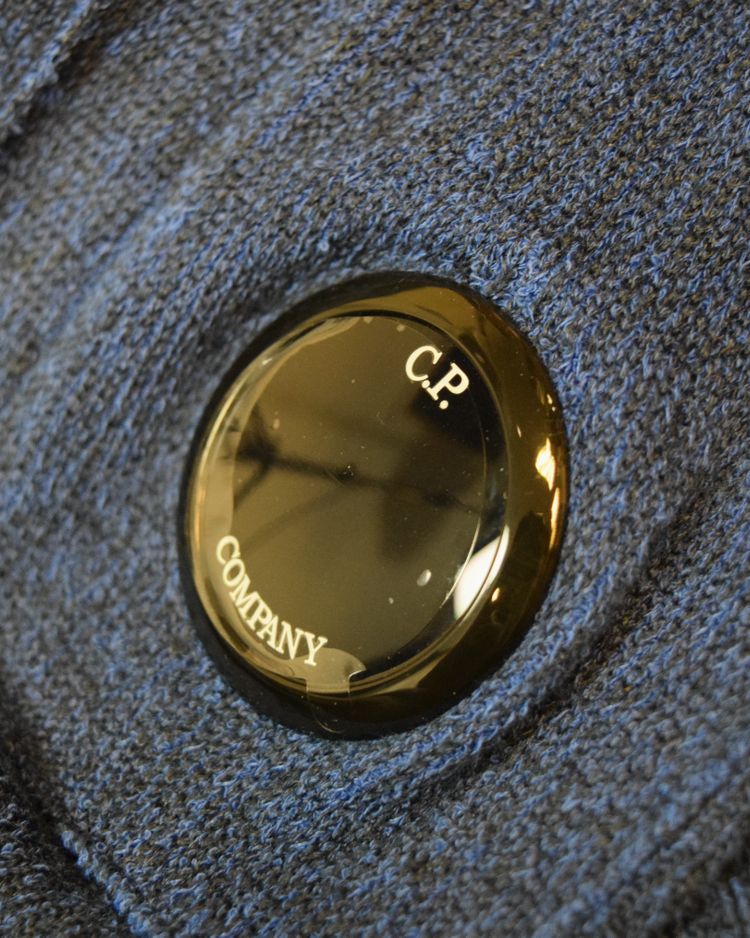 C.P Company Lens Lightweight Knit Blue 5