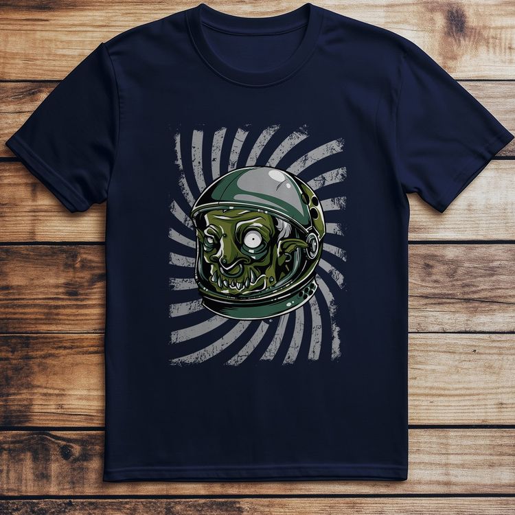 SpaceOgre T-Shirt - Zombie in Space! 7