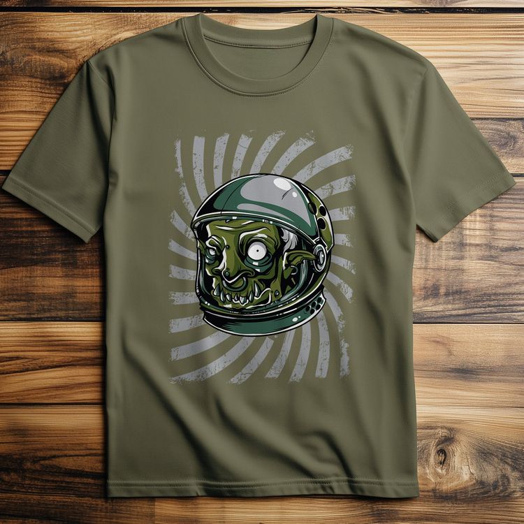SpaceOgre T-Shirt - Zombie in Space! 4