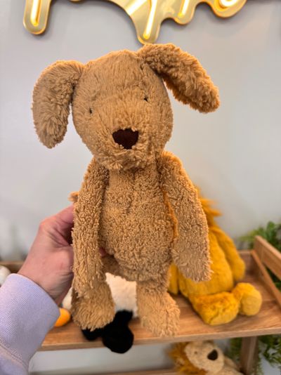 Smudge puppy Brown Plush Dog Toy