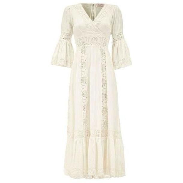 Other ARCHIVE - 1970s White Cotton Vintage Mexican Wedding Dress product image