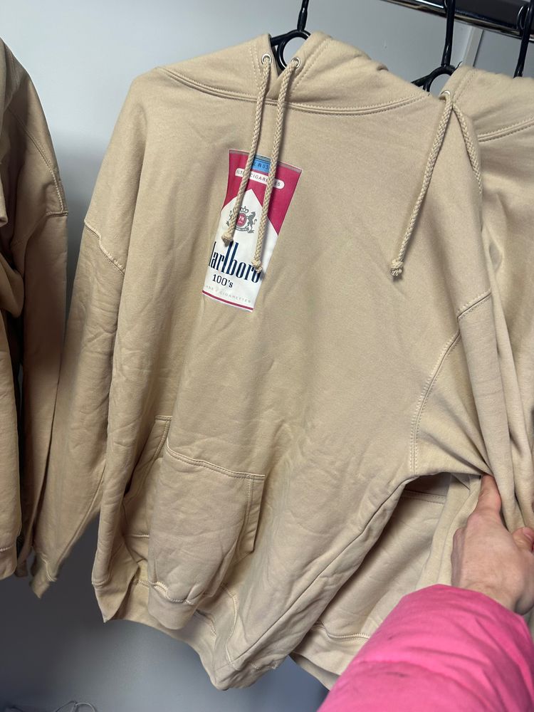 Marlboro Beige Hoodie