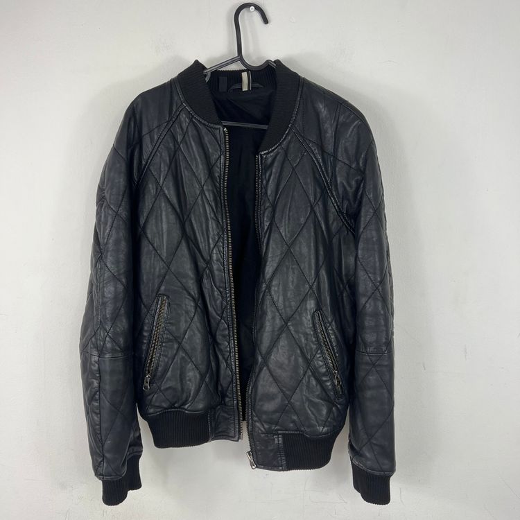 Zen Den  90s Leather Bomber Jacket product image