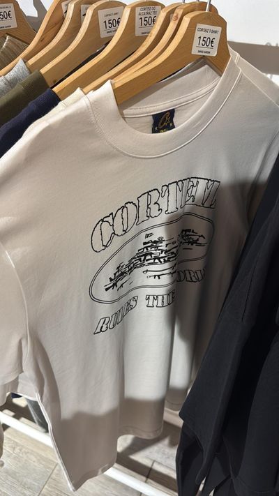 T-shirt Corteiz Alcatraz Logo White