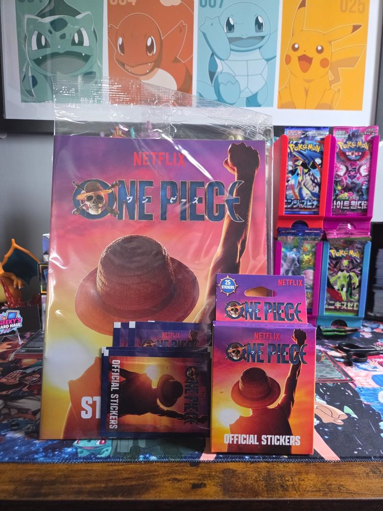 Netflix One Piece Official Stickers Set and sticker bundle