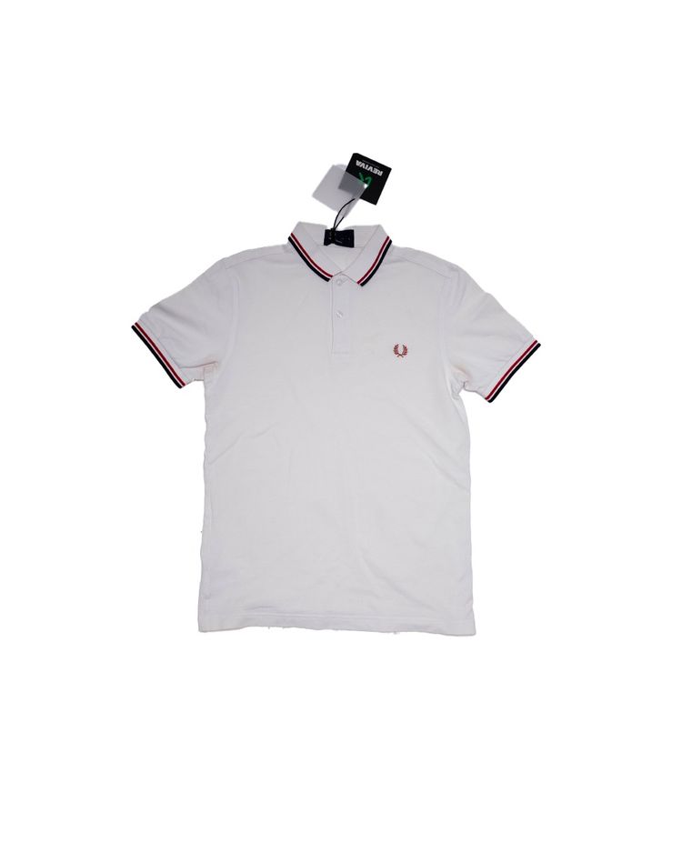 Fred Perry White Polo Shirt image 1
