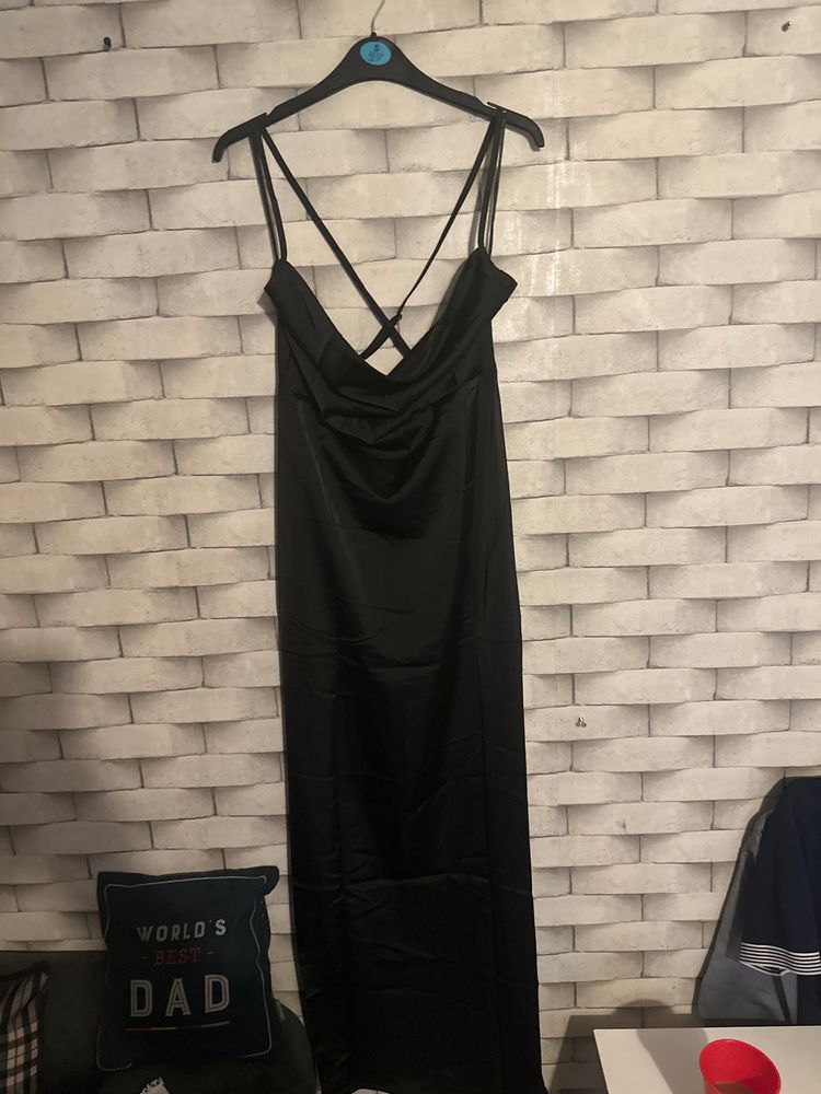  Nananana Black Strappy Dress image 1
