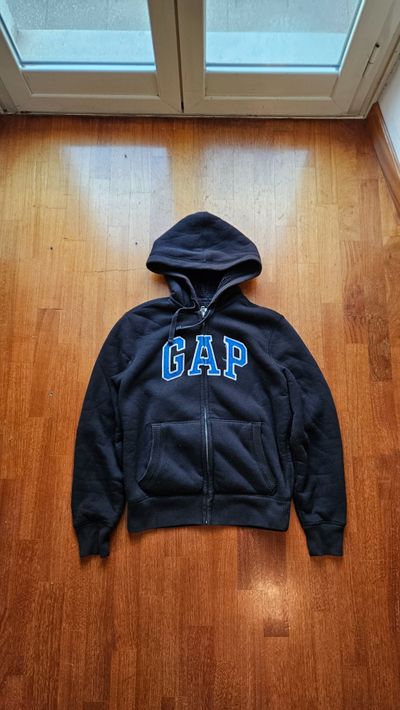 Gap Black Zip-Up Hoodie