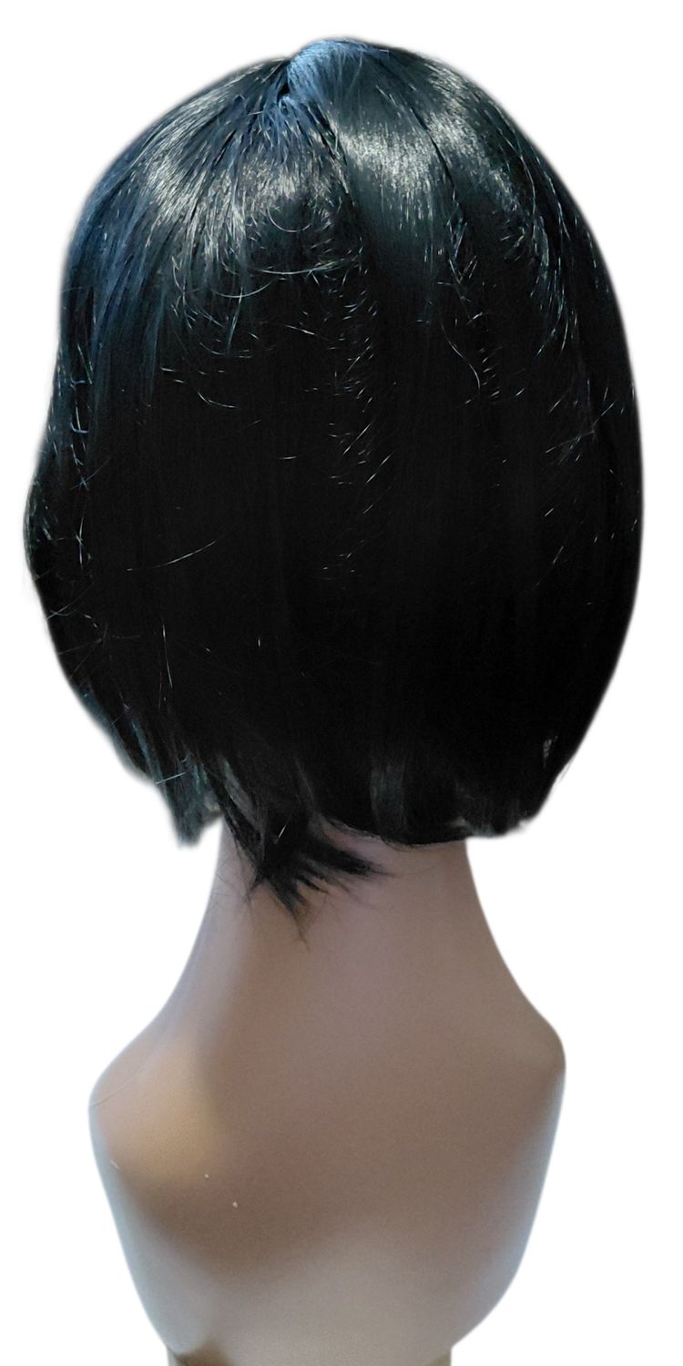 Black Short Bob Wig image 3