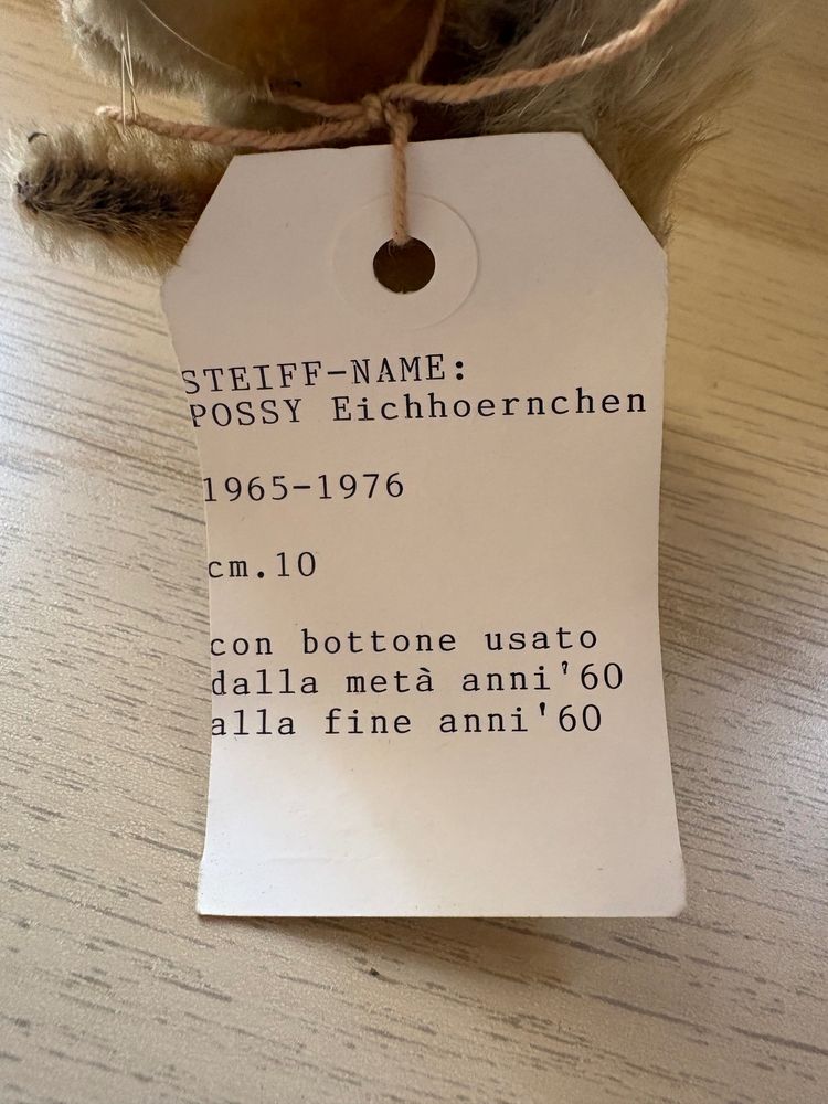 Steiff Possy Eichhoernchen Squirrel Figurine image 5