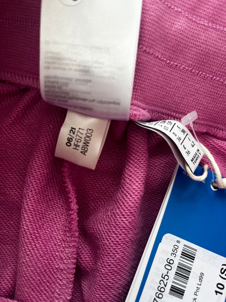 Adidas Pink Track Pants With Crystal Logo 10