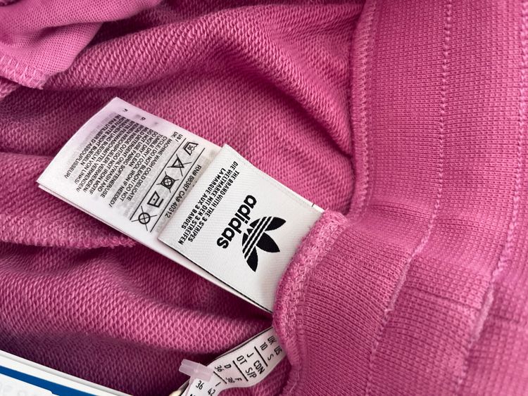 Adidas Pink Track Pants With Crystal Logo 5