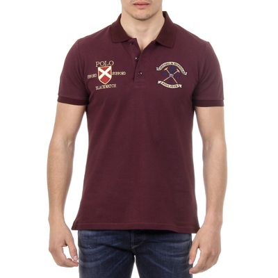 Ufford and Suffolk Polo Shirt US007 BORDEAUX