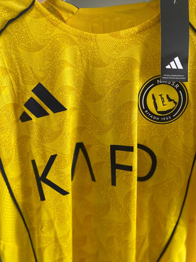 Adidas Yellow Football Jersey With Ronaldo 7 image 3