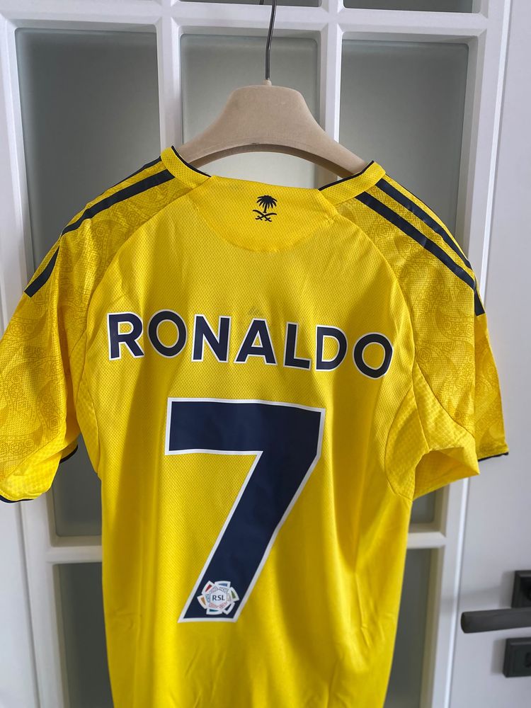 Adidas Yellow Football Jersey With Ronaldo 7 image 2