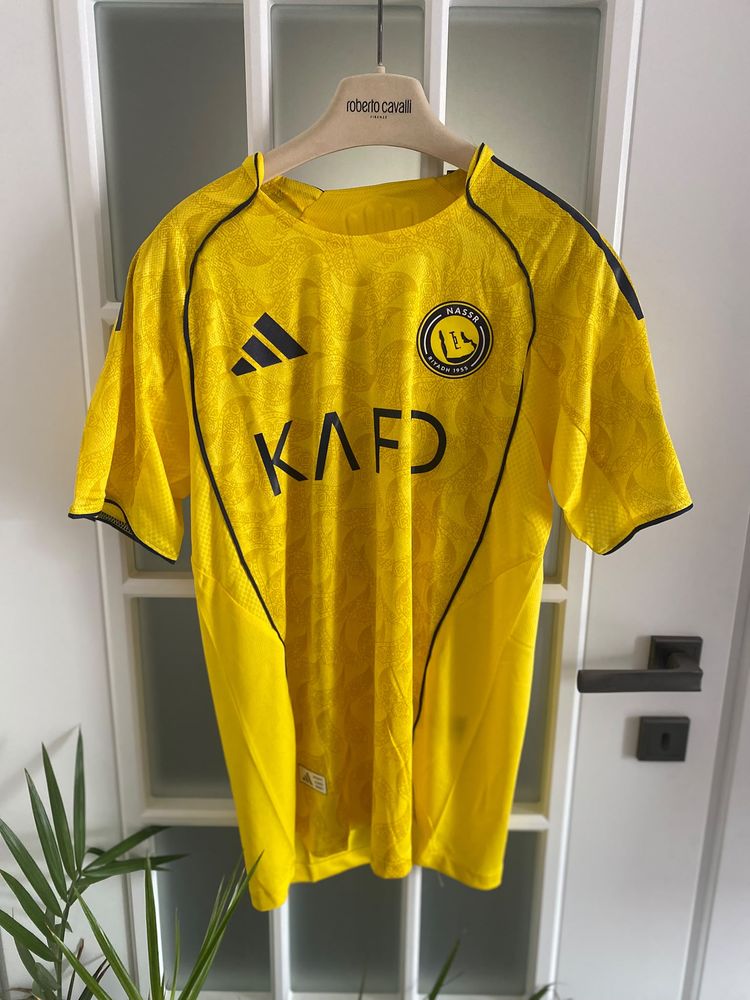 Adidas Yellow Football Jersey With Ronaldo 7 image 1