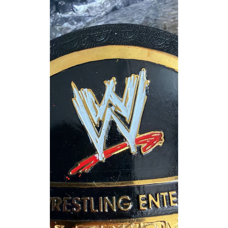 WWE RAW Ruthless Aggression World Tag Team Championship Belt 4mm Brass Plate CLEARANCE image 7