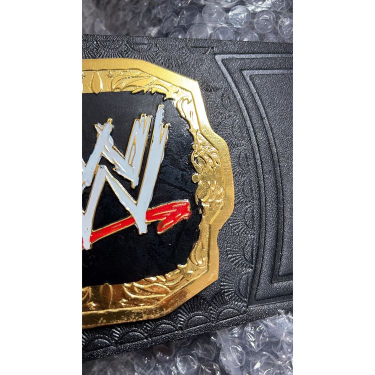WWE RAW Ruthless Aggression World Tag Team Championship Belt 4mm Brass Plate CLEARANCE image 5
