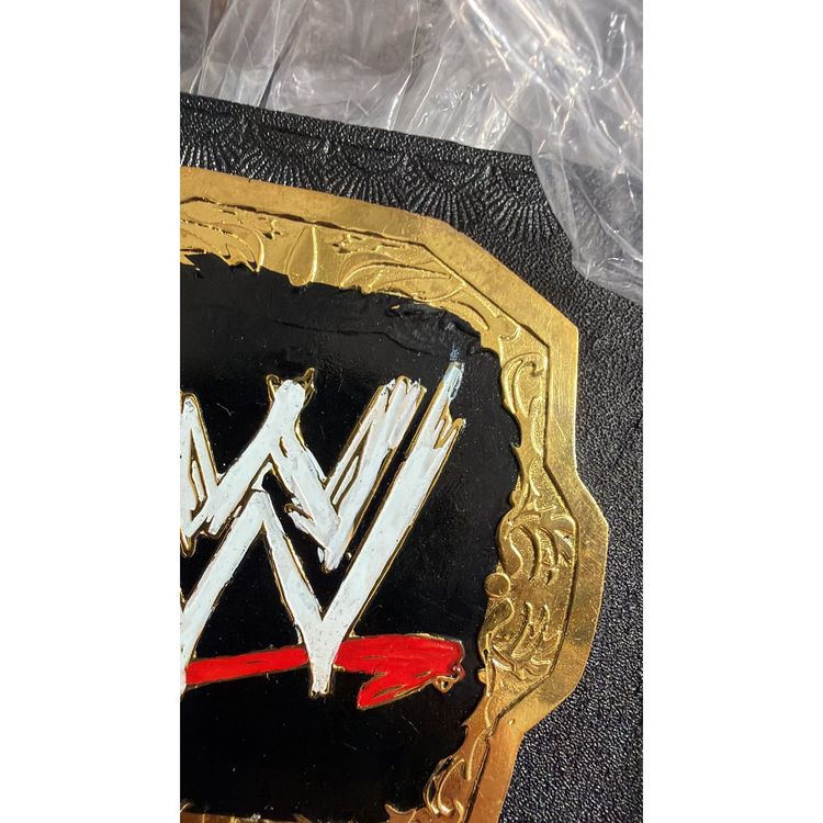 WWE RAW Ruthless Aggression World Tag Team Championship Belt 4mm Brass Plate CLEARANCE image 9