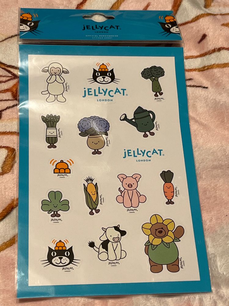 Jellycat London Sticker Sheet